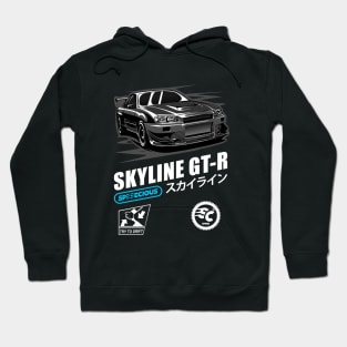 Black GT-R Skyline R34 Hoodie